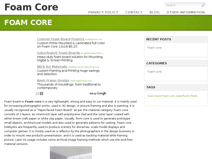 www.foamcore.org