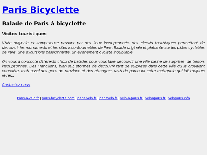 www.paris-bicyclette.com