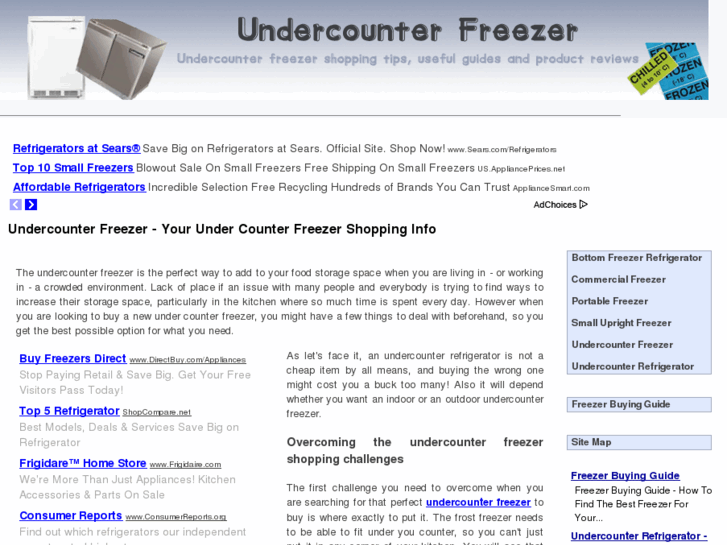 www.undercounterfreezer.net