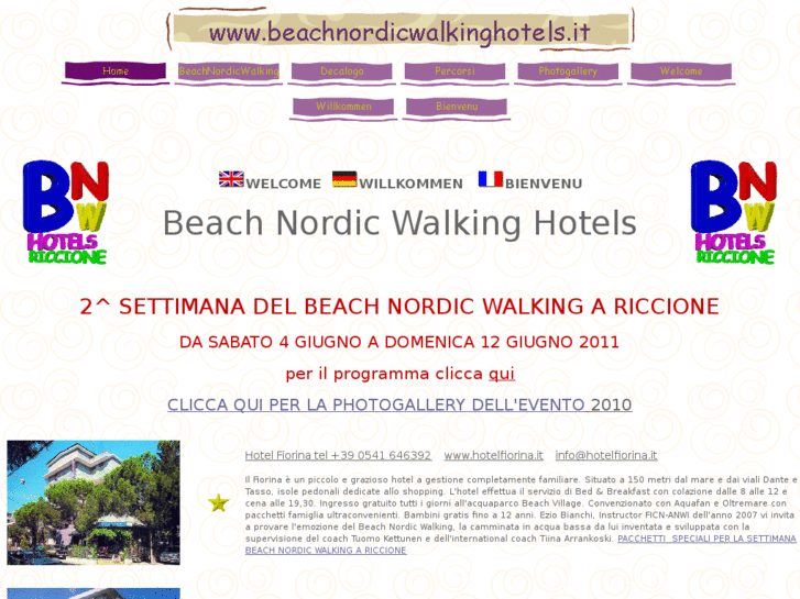 www.beachnordicwalkinghotels.com