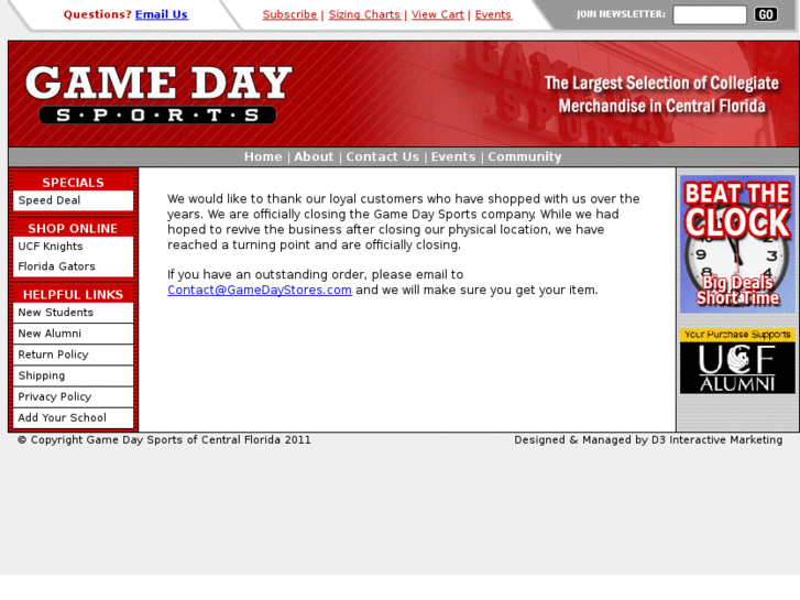 www.gamedaystores.com