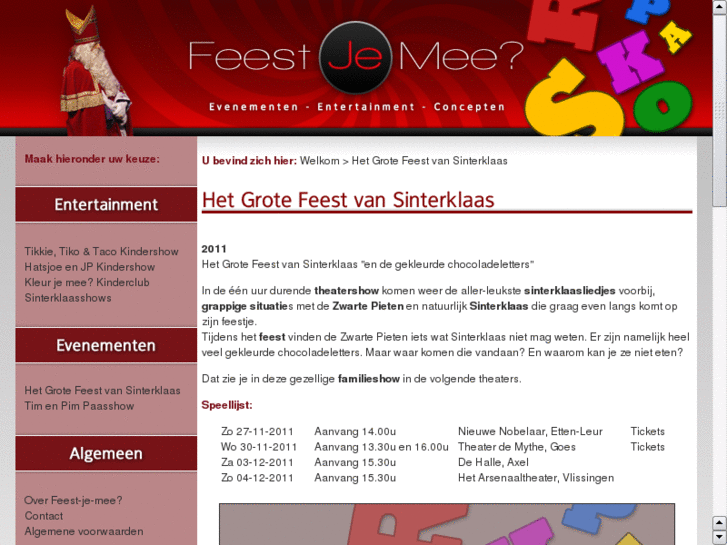 www.hetgrotefeestvansinterklaas.info