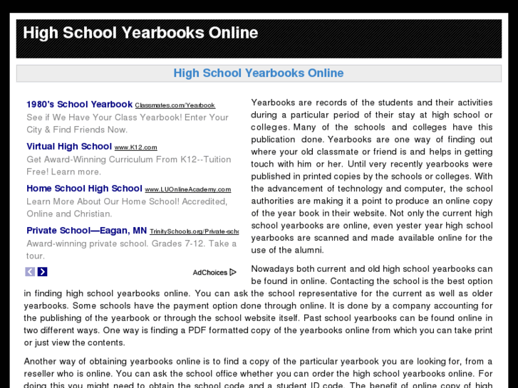 www.highschoolyearbooksonline.info