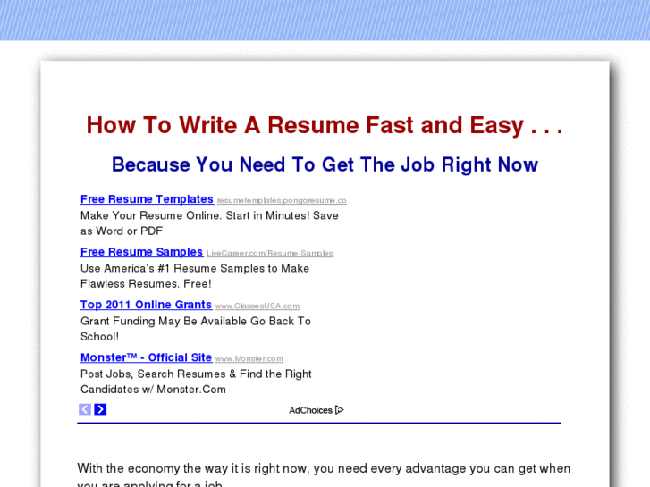 www.how-to-write-a-resume.net