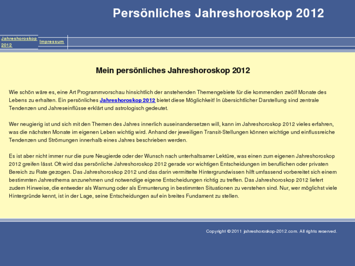 www.jahreshoroskop-2012.com