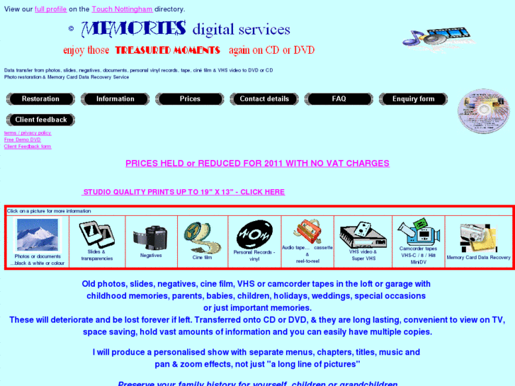 www.memoriesds.com