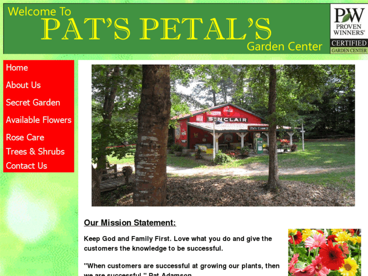 www.patspetalsgardencenter.com