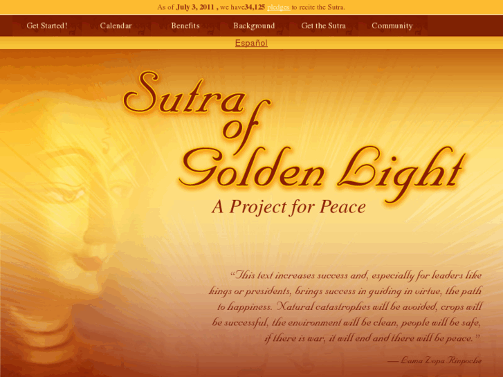 www.sutraofgoldenlight.org