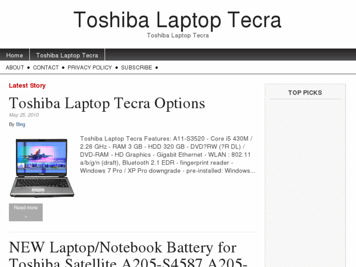 www.toshibalaptoptecra.com