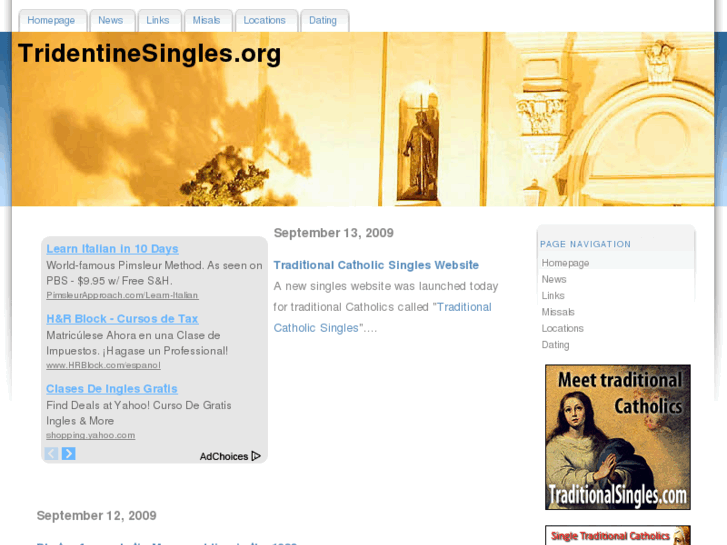 www.tridentinesingles.org