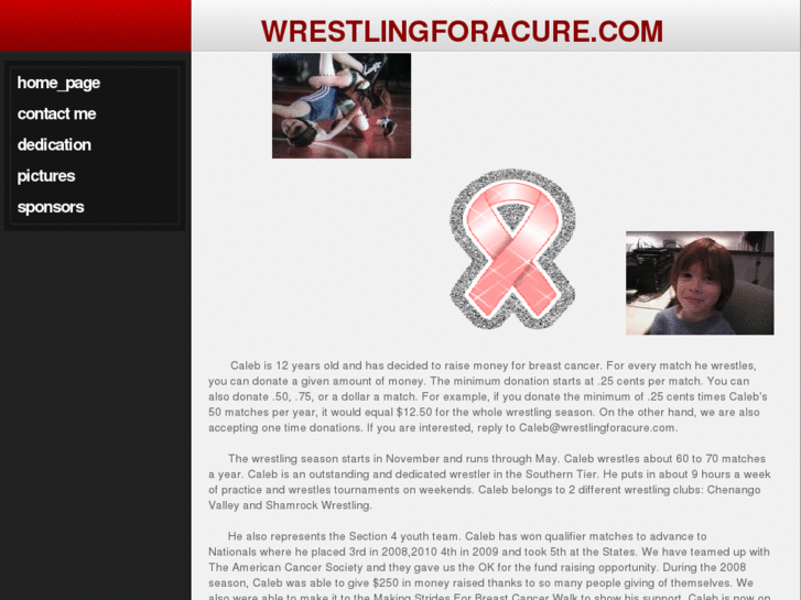 www.wrestlingforacure.com