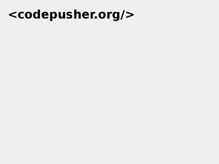 www.codepusher.org