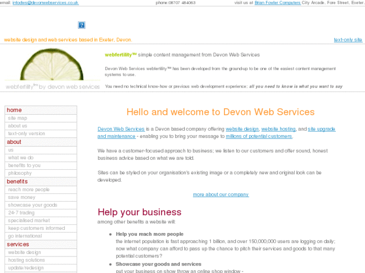 www.devonwebservices.co.uk
