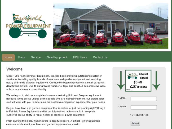 www.fairfieldpowerequipment.com