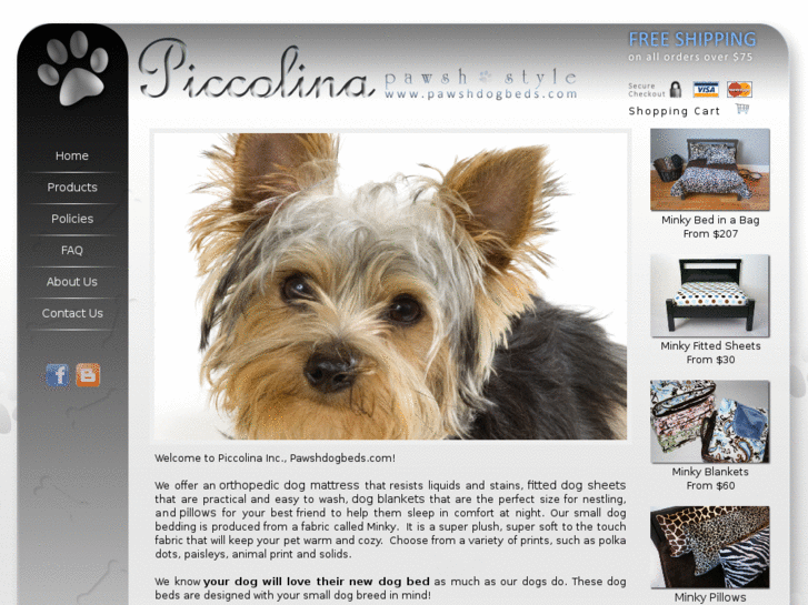 www.pawshdogbeds.com