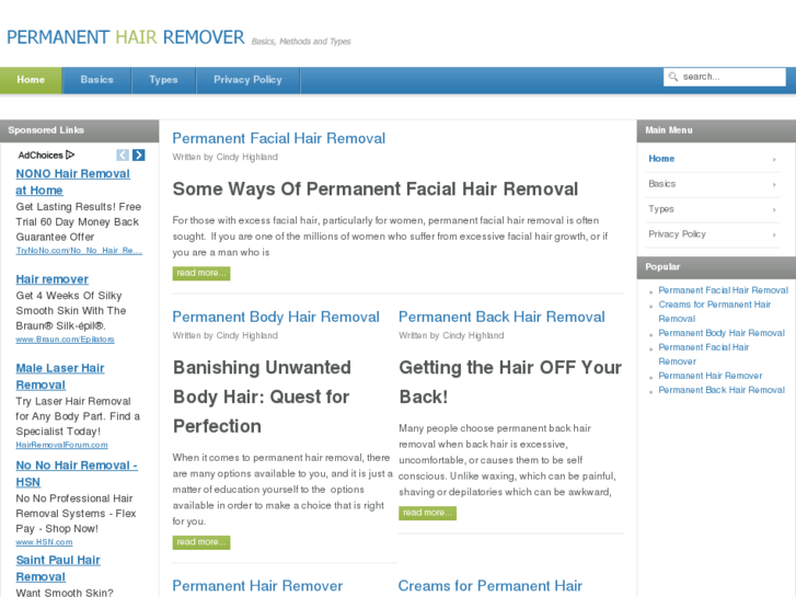 www.permanenthairremover.net