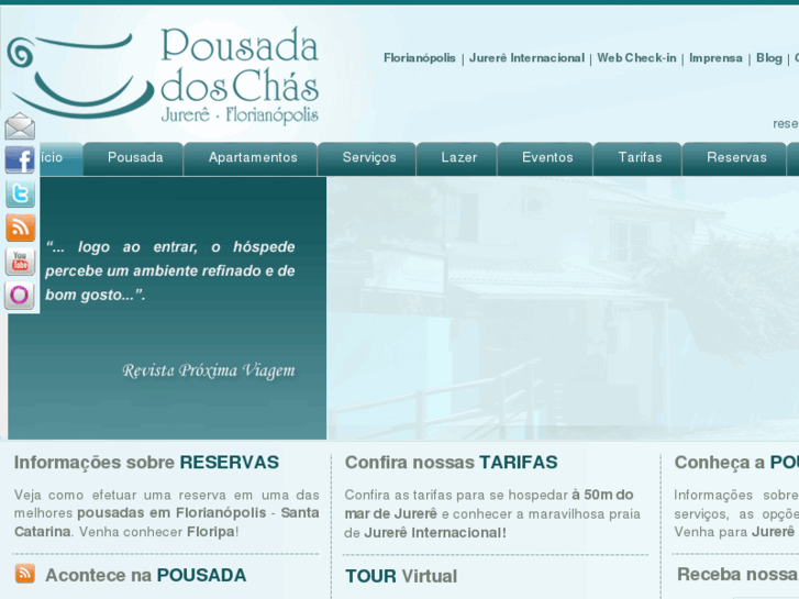 www.pousadadoschas.com.br