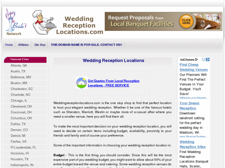 www.weddingreceptionlocations.com