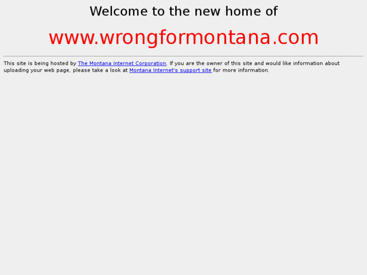 www.wrongformontana.net