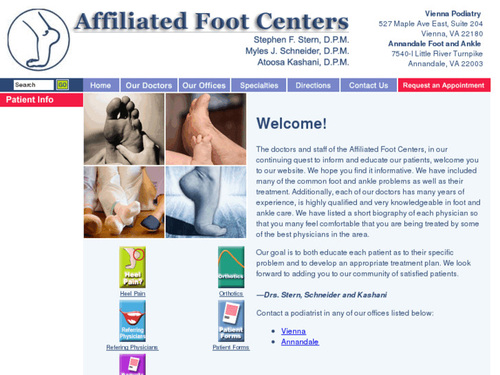 www.affiliatedfootcenters.com