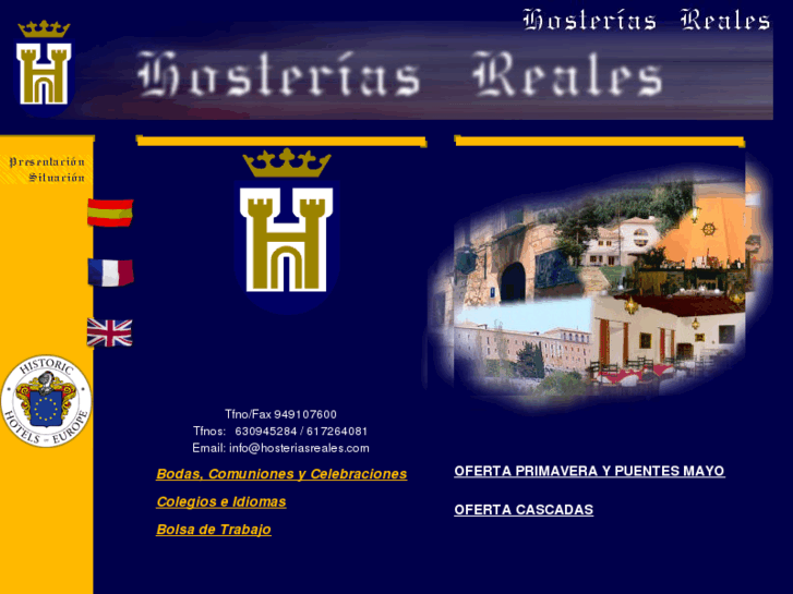 www.hosteriasreales.com