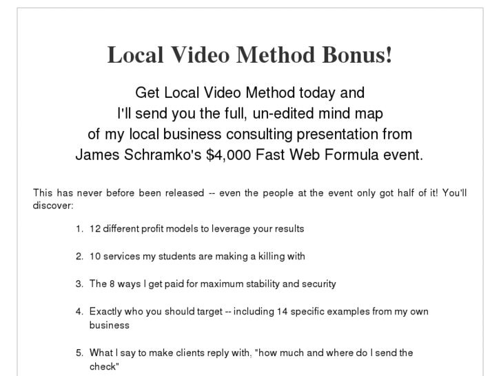 www.localvideomethodbonus.com