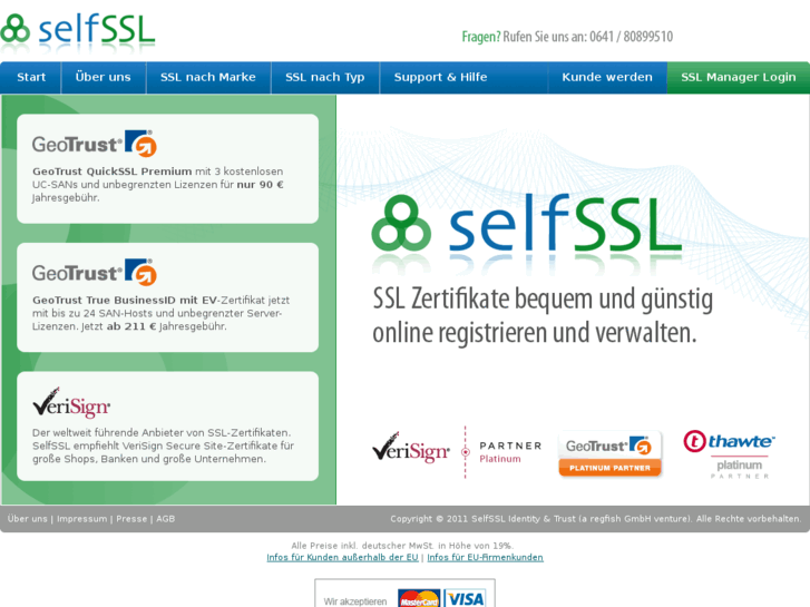 www.selfssl.com