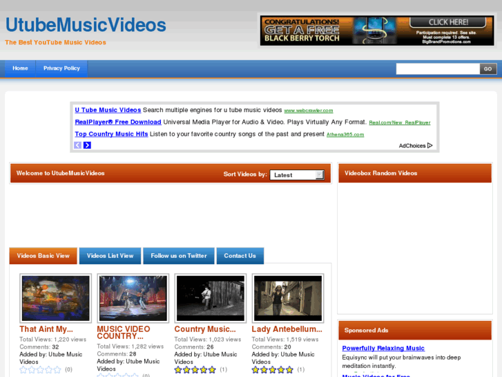 www.utube-music-videos.com