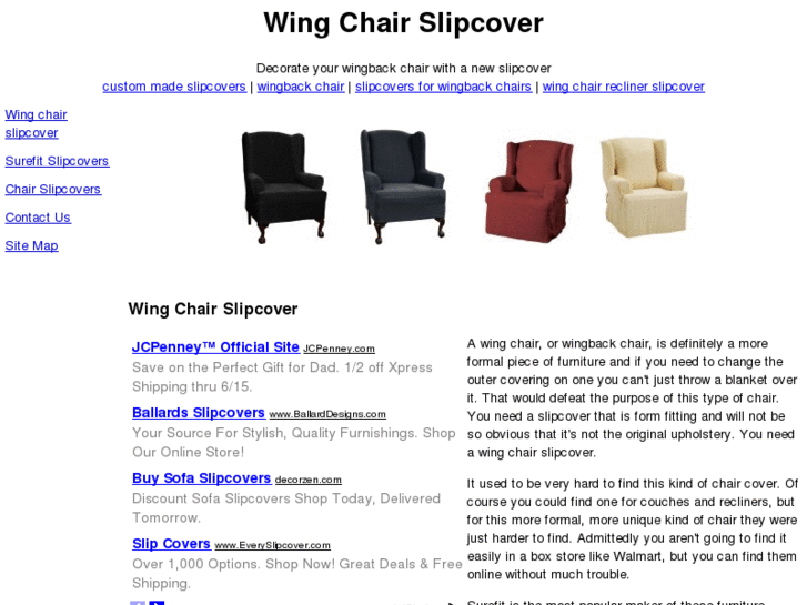 www.wingchairslipcover.net