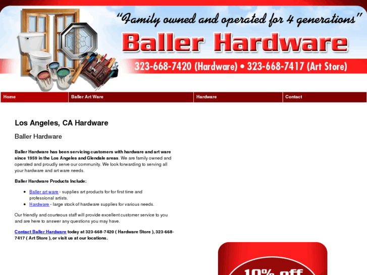 www.ballerartandhardware.com