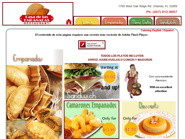 www.casadelasempanadasrestaurant.com