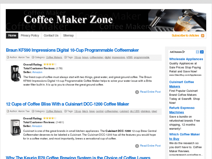 www.coffeemakerzone.com