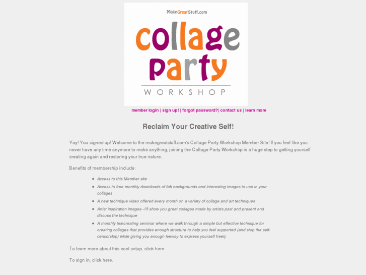 www.collagepartyworkshop.com