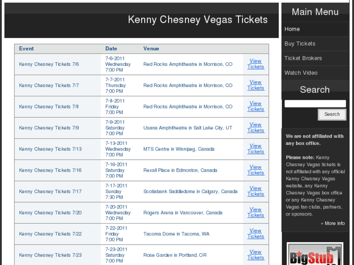 www.kennychesneyvegas.com