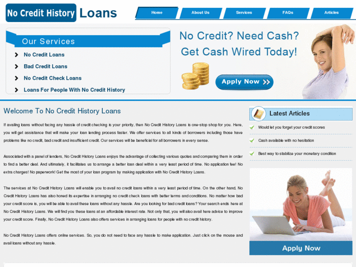 www.nocredithistoryloans.co.uk