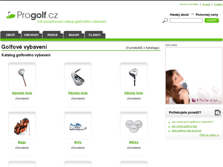 www.progolf.cz