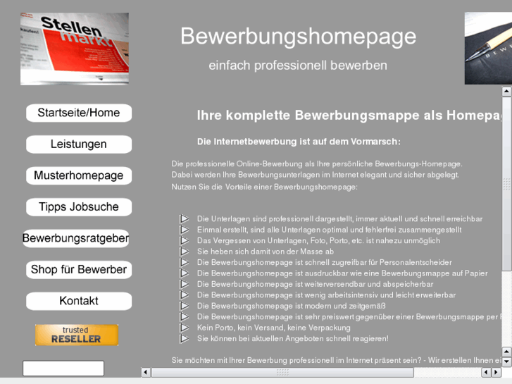 www.bewerbungshomepage.info