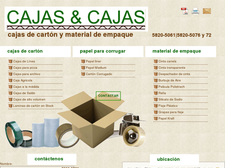 www.cajasycajas.com
