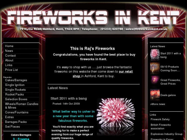 www.fireworksinkent.co.uk