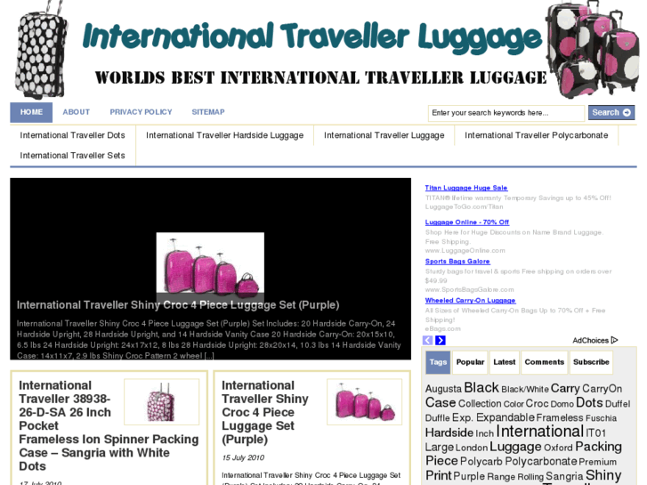 www.internationaltravelerluggage.org