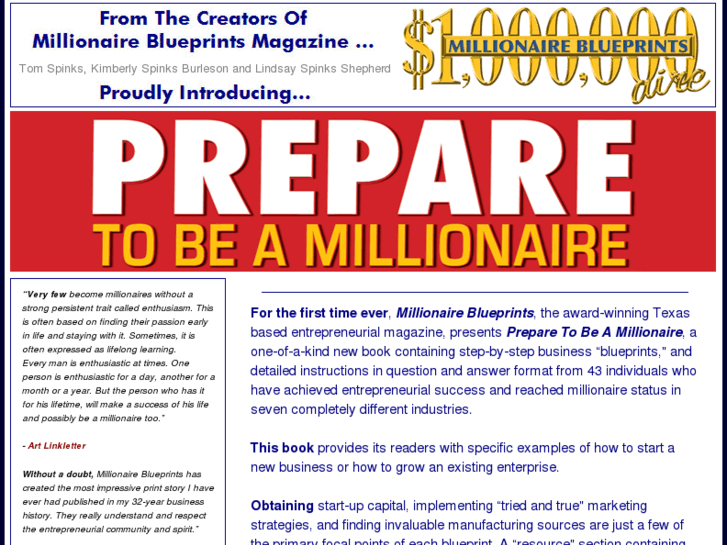 www.preparetobeamillionaire.com