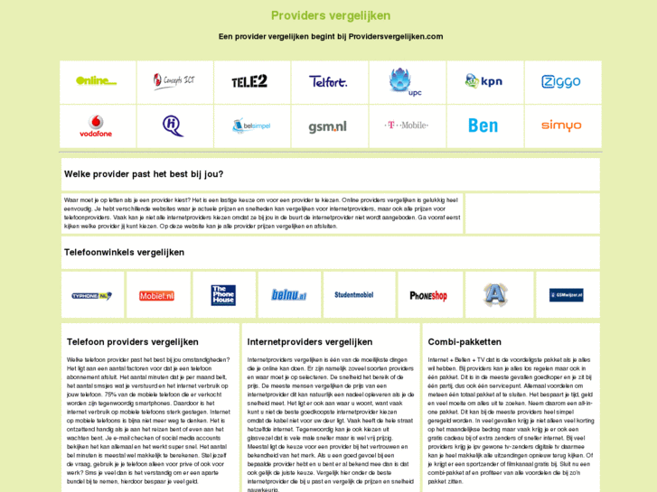 www.providersvergelijken.com