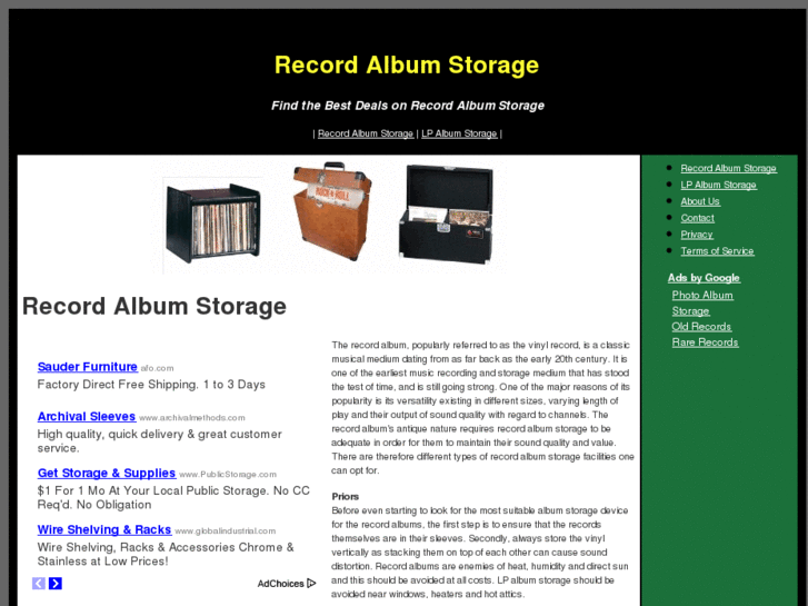 www.recordalbumstorage.net