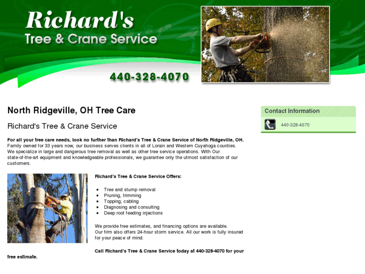 www.richardstreeandcraneservice.com