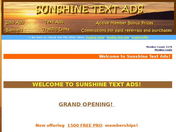 www.sunshinetextads.com