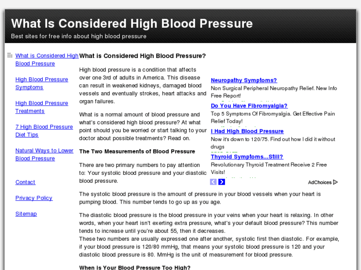 www.whatisconsideredhighbloodpressure.com