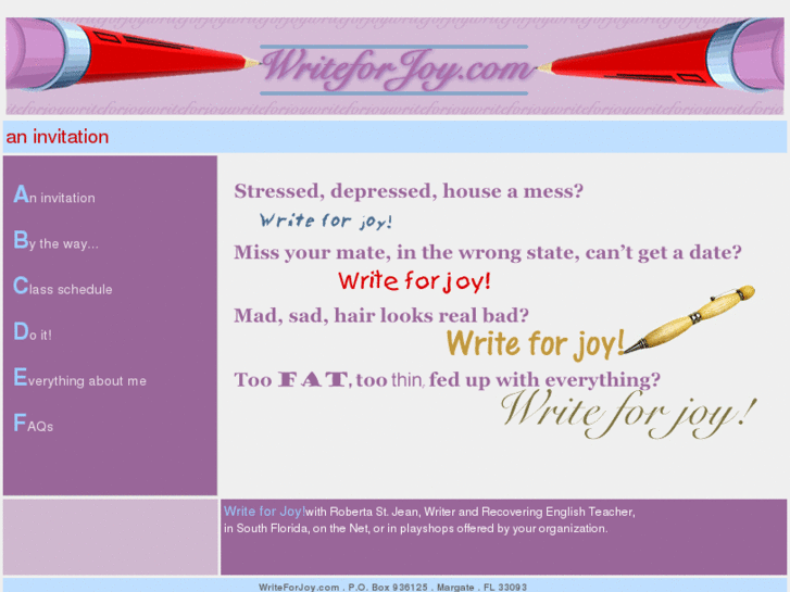 www.writeforjoy.com