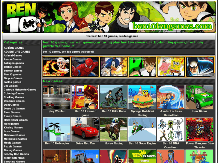 www.ben10tengames.com