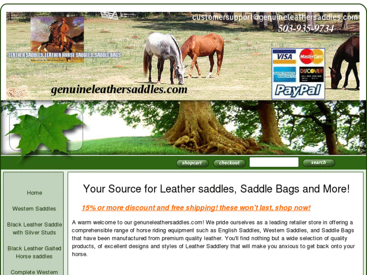 www.genuineleathersaddles.com