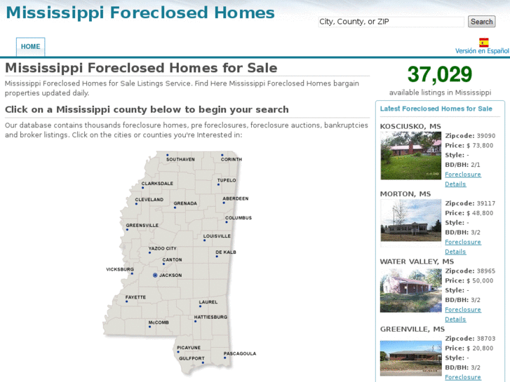 www.mississippiforeclosedhomes.net